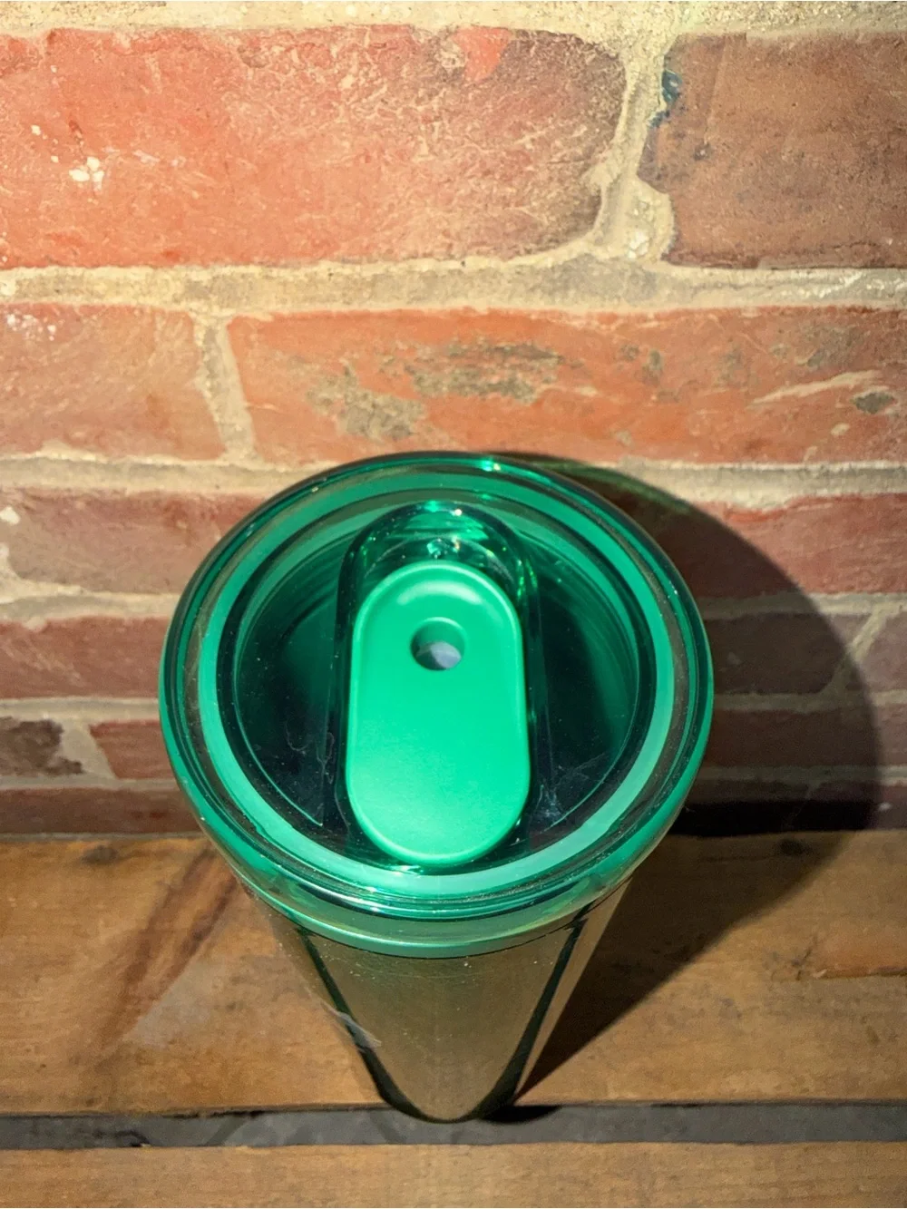 Starbucks Emerald Green Travel Tumbler with White Siren Logo